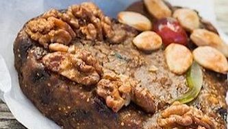 Festive amaretto fruit bread