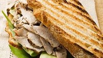 Honey-garlic chicken sandwiches