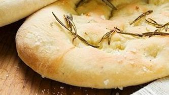 Rosemary-pear focaccia