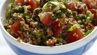 Spicy tabbouleh salad