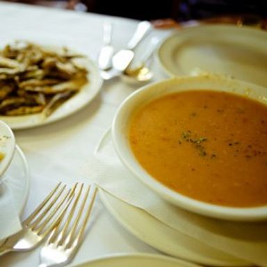 Grilled vegetable soup