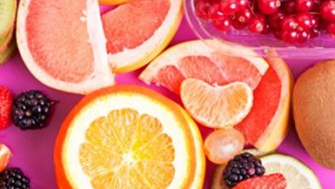 Fabulous light fruit cake