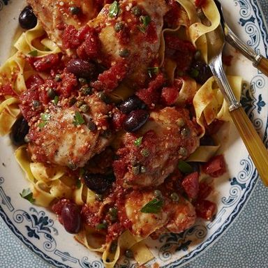 Chicken puttanesca