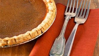 Stir-together pumpkin pie