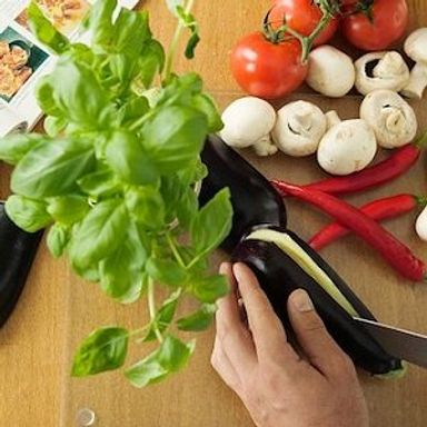Vegetables with ginger and garlic