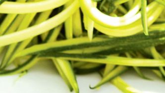 Minted zucchini slaw