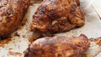 Five-spice chicken breasts
