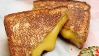 Basic grilled cheese sandwich