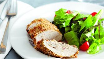 Crispy-coated French chicken