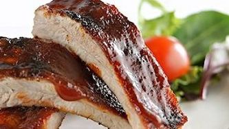 Saucy lemony ribs