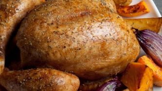Rosemary, sage and thyme scented chicken