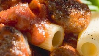 Rustic Italian sausage and tomato sauce