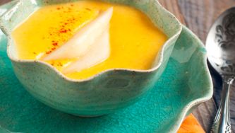 Harvest squash and pear soup