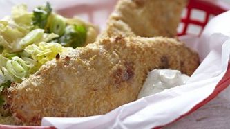 Oven "fried" fish