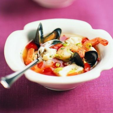 Sumptuous seafood ragout