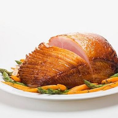 Salsa-glazed roast pork and squash purée