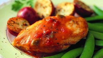 Fiesta chicken saute