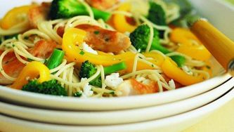 Lemon chicken and broccoli