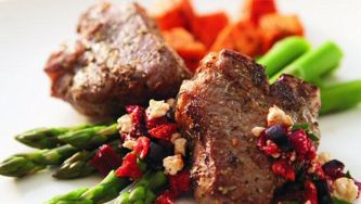 Lemon-pepper lamb chops