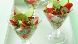 Confetti crab salad
