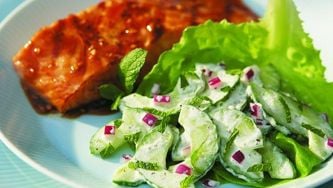 Cucumber-mint salad