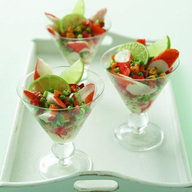 Confetti crab salad