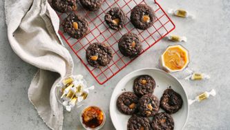 Chocolate Caramel Cookies