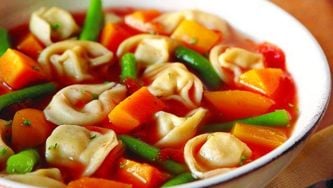 Harvest tortellini chowder