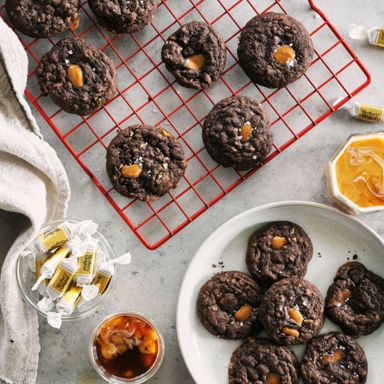 Chocolate Caramel Cookies