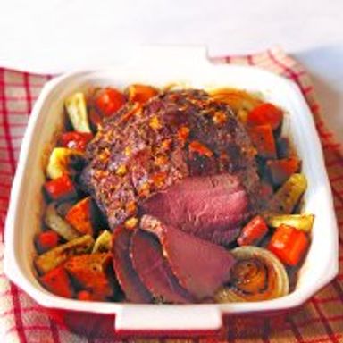 Devilled pot roast