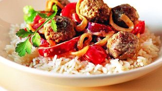 Bombay meatballs