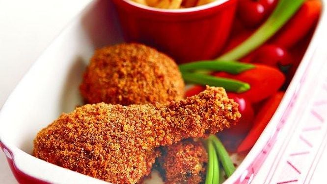 Crispy caesar chicken