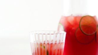 Pomegranate-rum punch