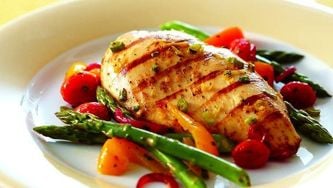 Grilled spring chicken