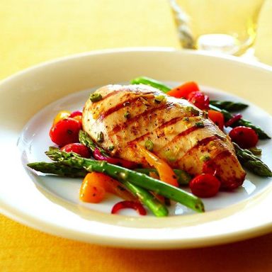 Grilled spring chicken