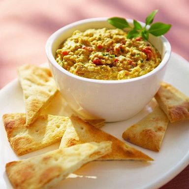 Mexican hummus dip