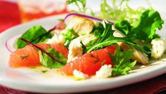 Chicken & grapefruit salad