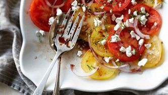 Minted summer tomatoes