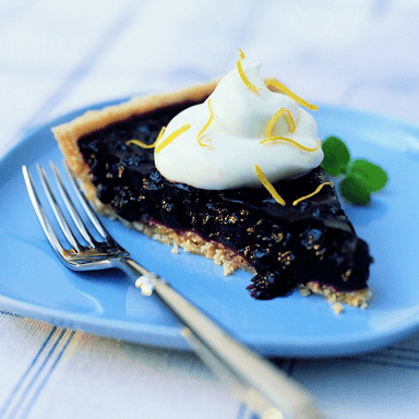 Shortcut Blueberry Pie