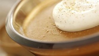 Pumpkin soup with whipped nutmeg cream