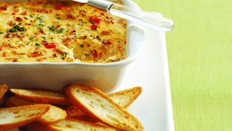Roasted pepper and Gouda dip