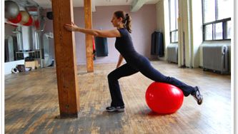Stability ball workout