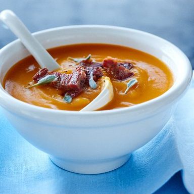 Smoky Bacon and Squash Soup