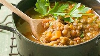 Express Curried Lentils