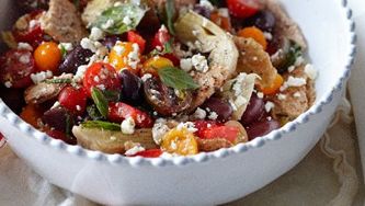 Middle Eastern supper salad
