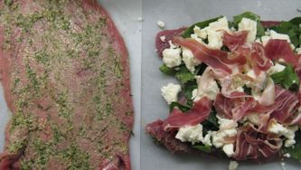 Stuffed pork tenderloin