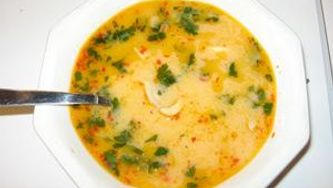 Hot and sour chicken soup