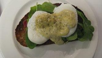 Rustic eggs Benny