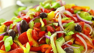Festive Christmas salad