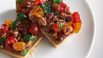Fruitcake squares